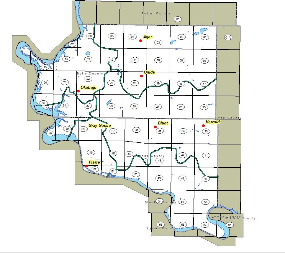 Oahe Electric Service Territory